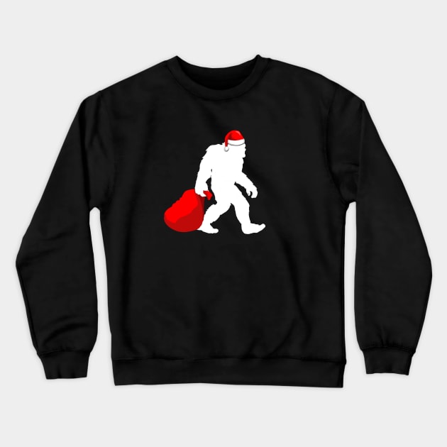 Funny BigFoot Santa Claus Christmas Xmas X-Mas Design Gift Idea Crewneck Sweatshirt by Frontoni